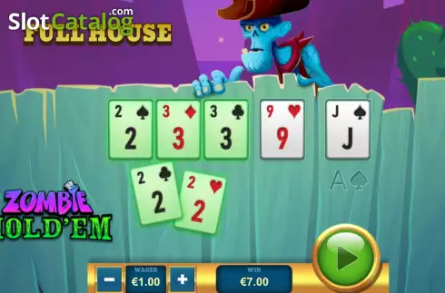 Скрин2. Zombie Hold'em слот