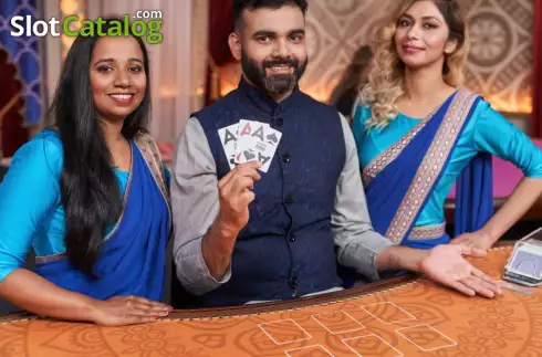 Скрин2. Teen Patti Live (Playtech) слот