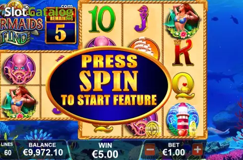 Скрин7. Triple Stop Mermaids Find слот