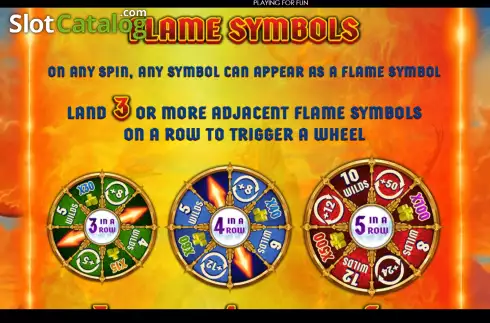Скрин7. Wheels of Flame слот