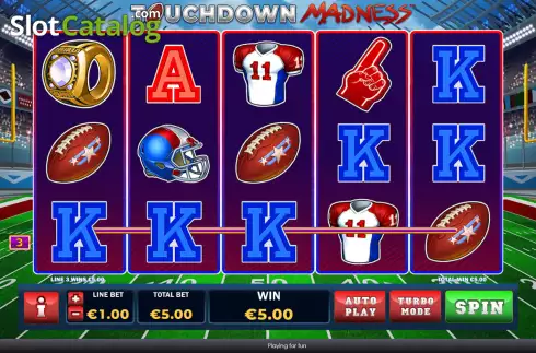 Скрин3. Touchdown Madness слот
