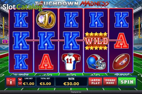 Скрин4. Touchdown Madness слот