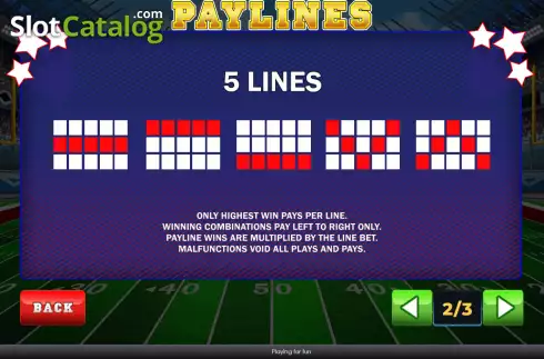 Скрин6. Touchdown Madness слот