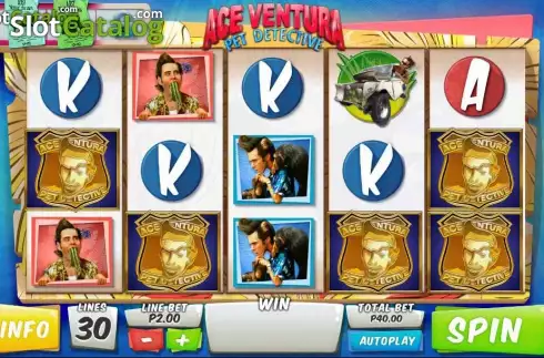 Скрин2. Ace Ventura (Playtech) слот