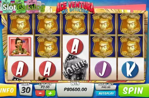 Скрин4. Ace Ventura (Playtech) слот