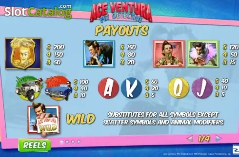 Скрин6. Ace Ventura (Playtech) слот