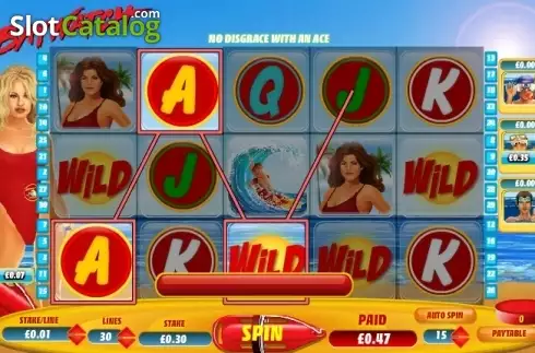 Скрин3. Baywatch (Playtech) слот