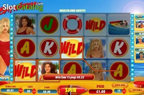 Скрин4. Baywatch (Playtech) слот