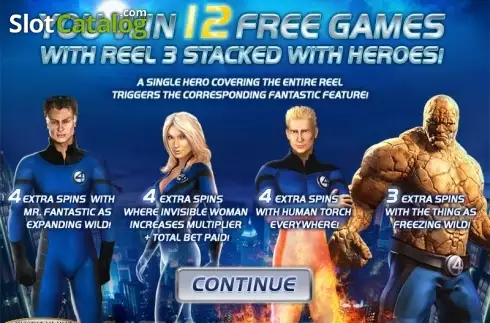 Скрин4. Fantastic Four слот
