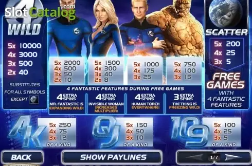 Скрин5. Fantastic Four слот