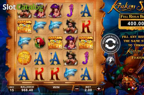 Скрин2. Kraken Spins слот