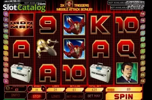 Скрин3. Iron Man слот