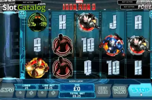 Скрин2. Iron Man 3 слот
