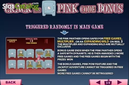 Скрин8. Pink Panther слот