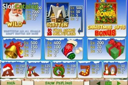 Скрин2. Santa Surprise (Playtech) слот