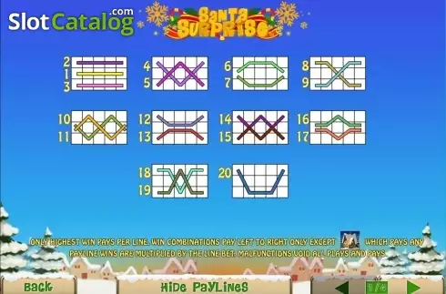 Скрин6. Santa Surprise (Playtech) слот
