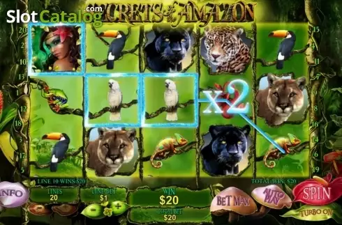 Скрин8. Secrets of the Amazon слот