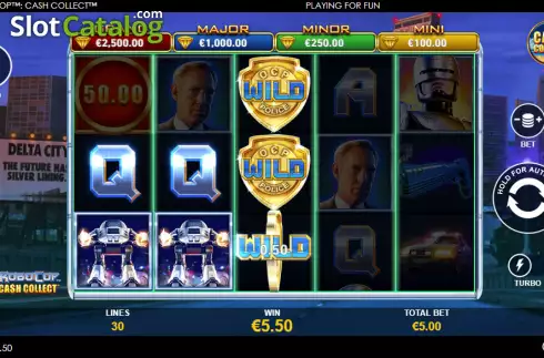Скрин3. RoboCop: Cash Collect слот