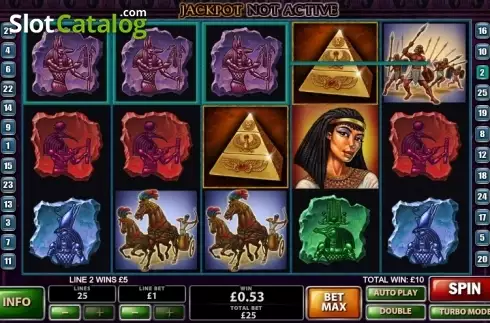 Скрин3. The Pyramid of Ramesses (Playtech) слот