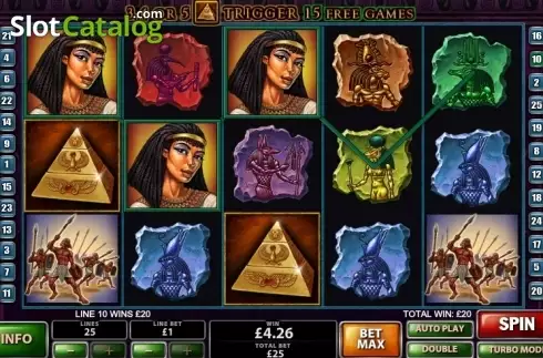 Скрин4. The Pyramid of Ramesses (Playtech) слот