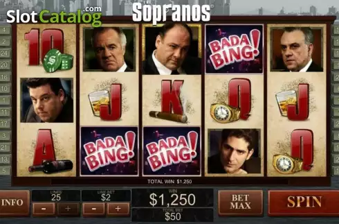 Скрин2. The Sopranos слот