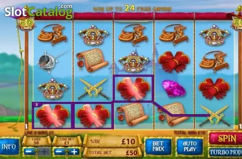 Скрин4. The Three Musketeers and the Queen's Diamond (Playtech) слот