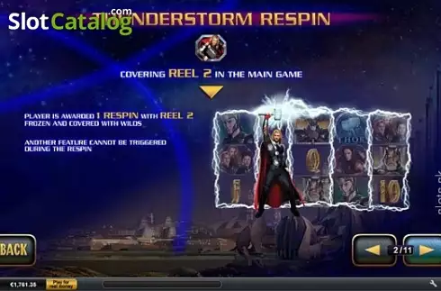 Скрин9. Thor The Mighty Avenger слот