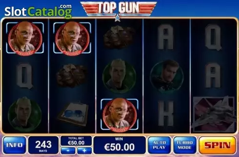Скрин7. Top Gun (Playtech) слот