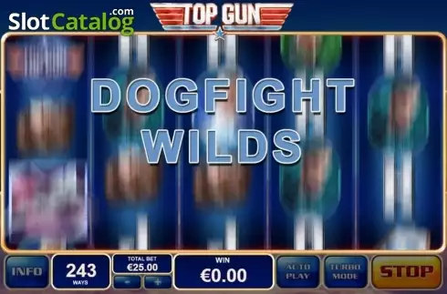 Скрин8. Top Gun (Playtech) слот