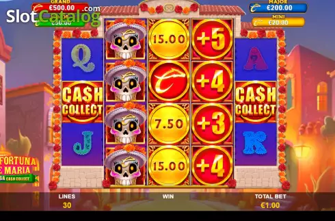 Скрин2. La Fortuna de Maria: Mega Cash Collect слот