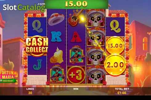 Скрин3. La Fortuna de Maria: Mega Cash Collect слот