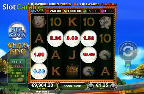 Скрин5. Full Moon: White King слот