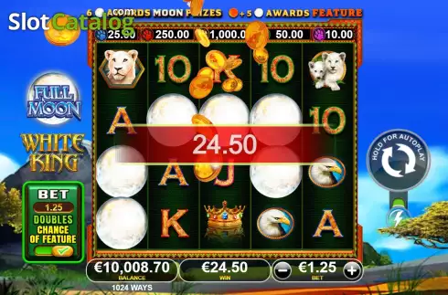 Скрин6. Full Moon: White King слот
