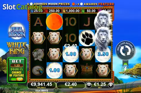 Скрин7. Full Moon: White King слот