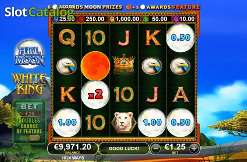 Скрин8. Full Moon: White King слот
