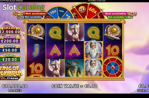 Скрин2. Age Of The Gods: King Of Olympus Fire Blaze Xtreme слот