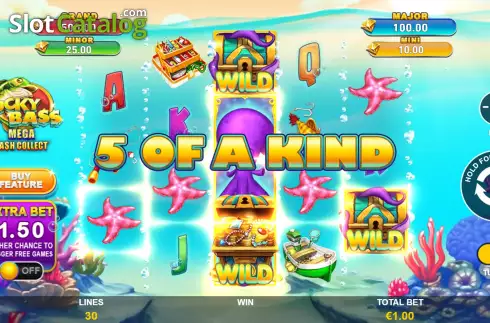 Скрин5. Lucky Bass Mega Cash Collect слот
