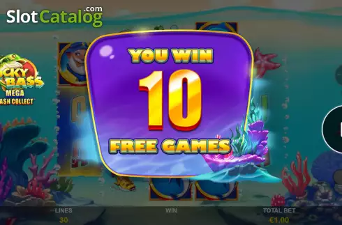 Скрин8. Lucky Bass Mega Cash Collect слот