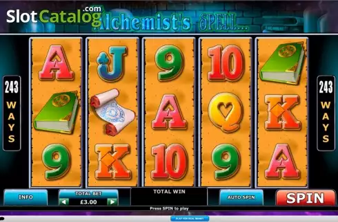 Скрин7. Alchemist's Spell (Playtech) слот