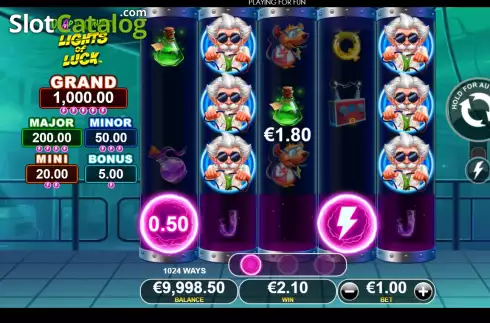 Скрин3. Lights Of Luck слот