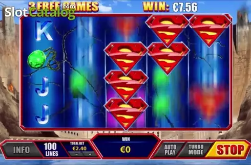 Скрин7. Superman The Movie слот