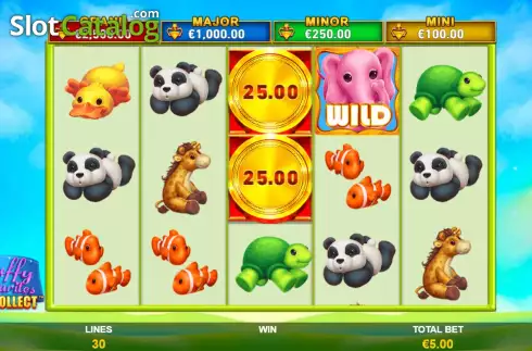Скрин2. Fluffy Favourites Cash Collect слот