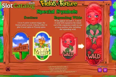Скрин4. Fields of Fortune слот
