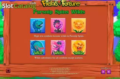 Скрин5. Fields of Fortune слот