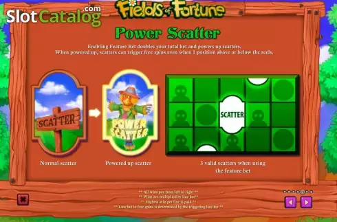 Скрин6. Fields of Fortune слот
