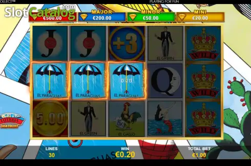 Скрин3. Loteria Don Clemente Cash Collect слот