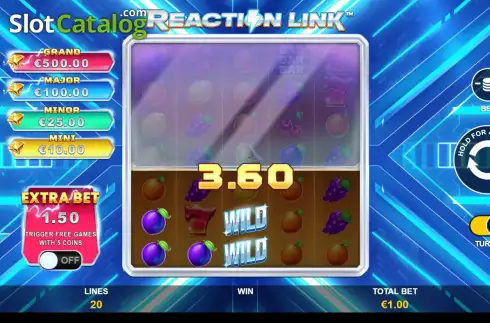 Скрин5. Reaction Link слот