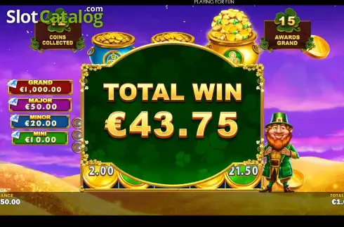 Скрин3. Gold Trio: Leprechaun's Luck слот
