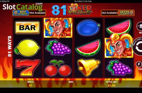 Скрин2. 81 Joker Hot Reels слот