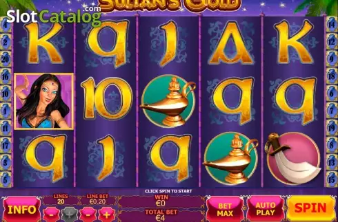 Скрин5. Sultan's Gold слот